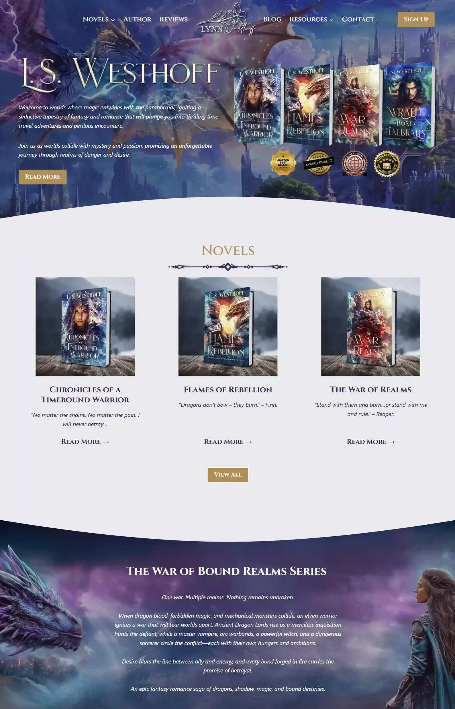 20 Fantasy Author Websites That Take Your Breath Away and Why 11 11