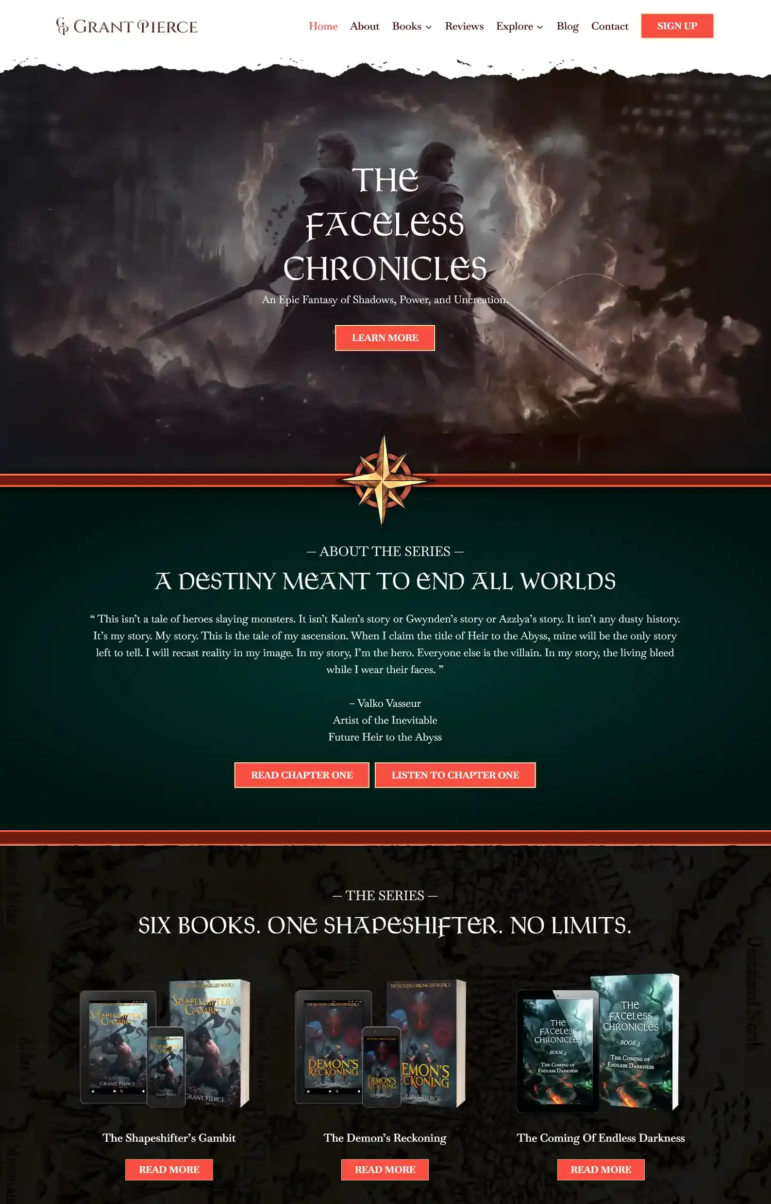 20 Fantasy Author Websites That Take Your Breath Away and Why 13 13