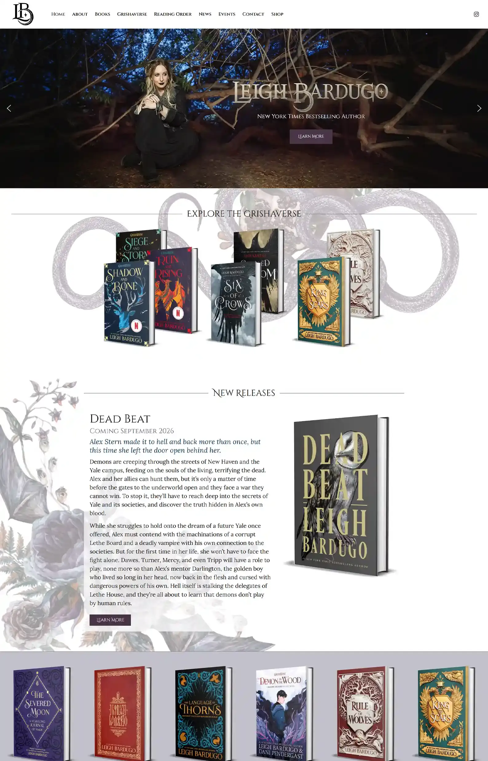 20 Fantasy Author Websites That Take Your Breath Away and Why 3 3