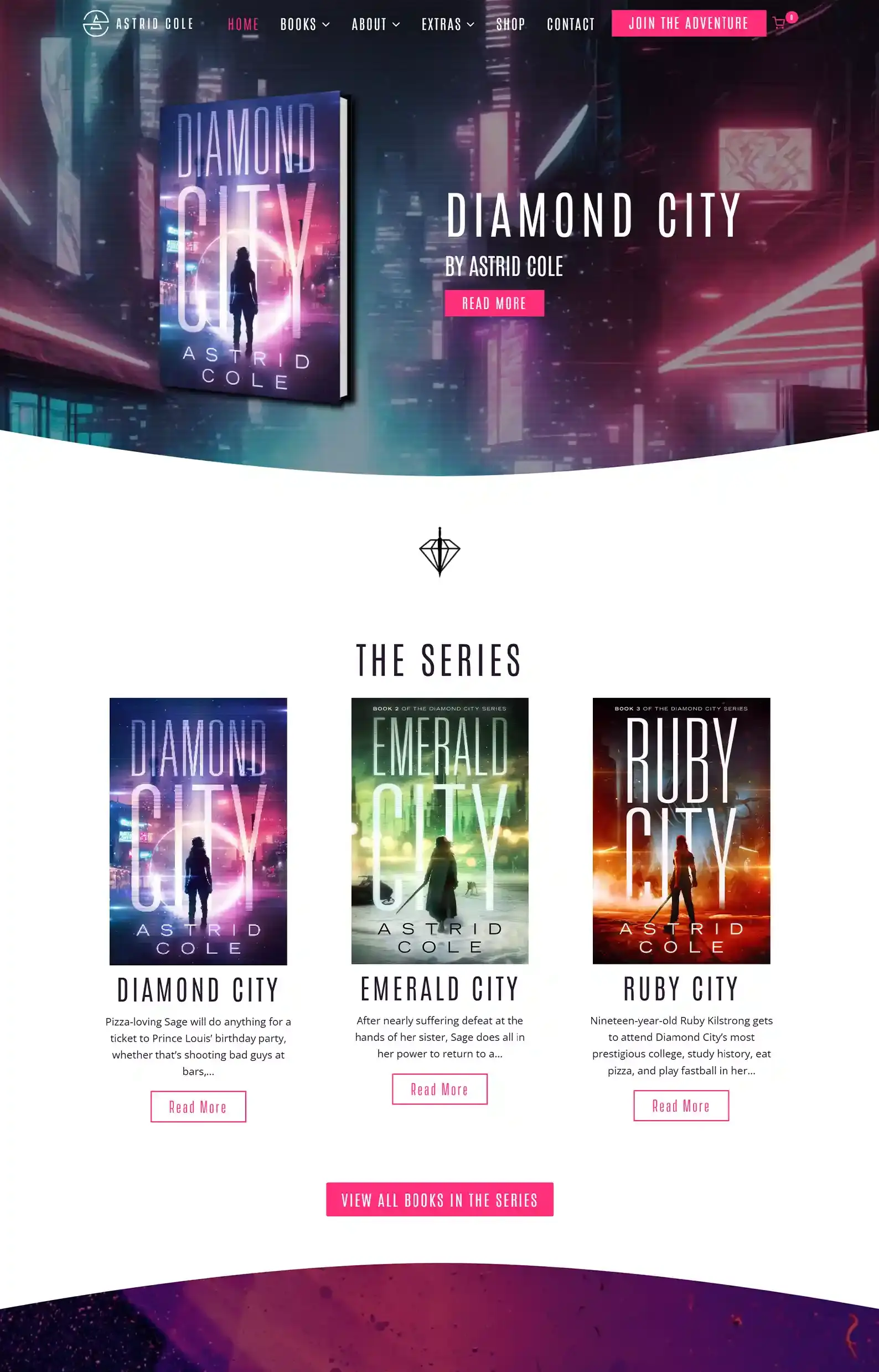 13 Science Fiction Author Websites That Are Out Of This World 21 Science Fiction Author Websites Astrid Cole