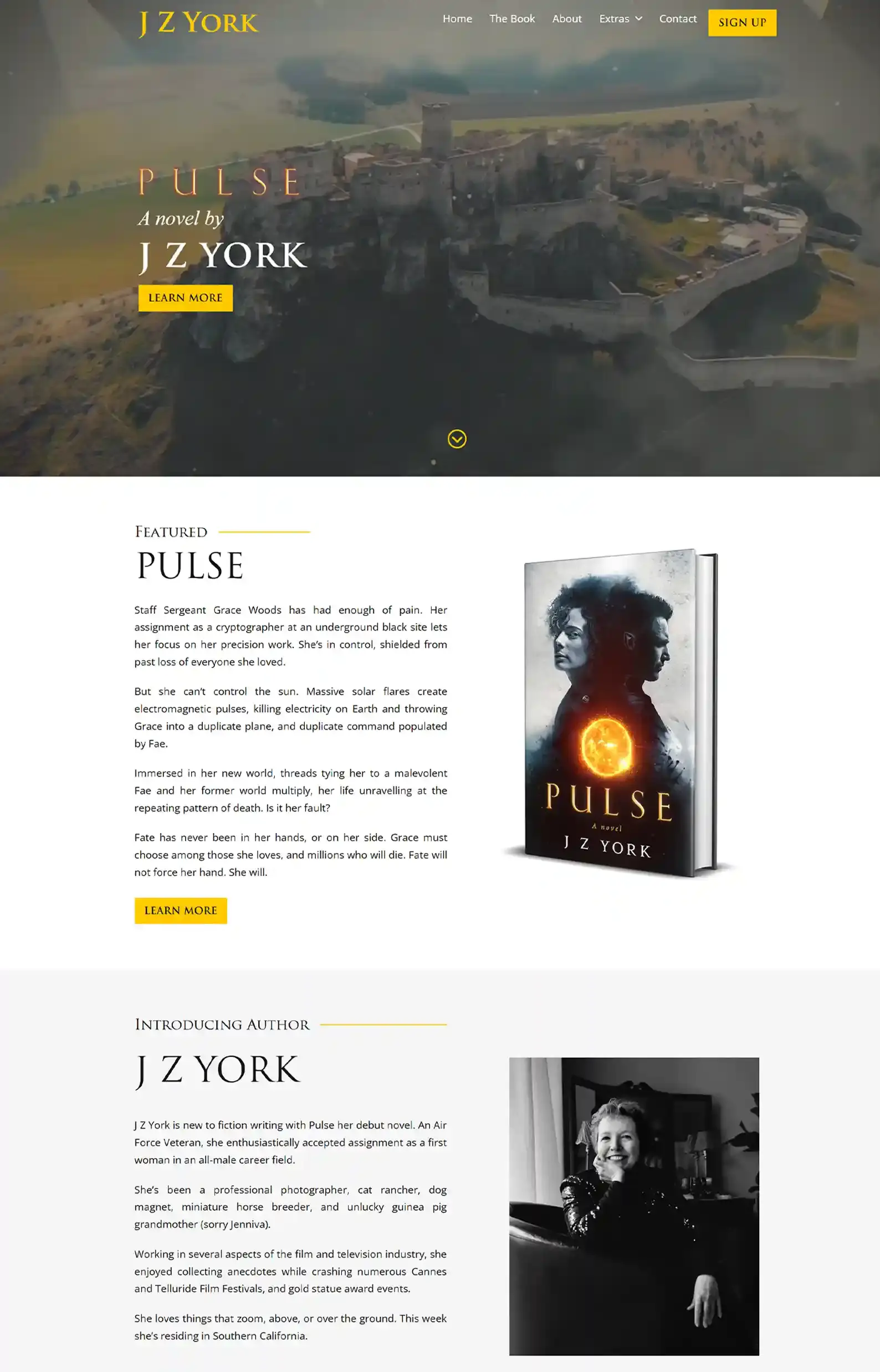 13 Science Fiction Author Websites That Are Out Of This World 15 Science Fiction Author Websites JZ York