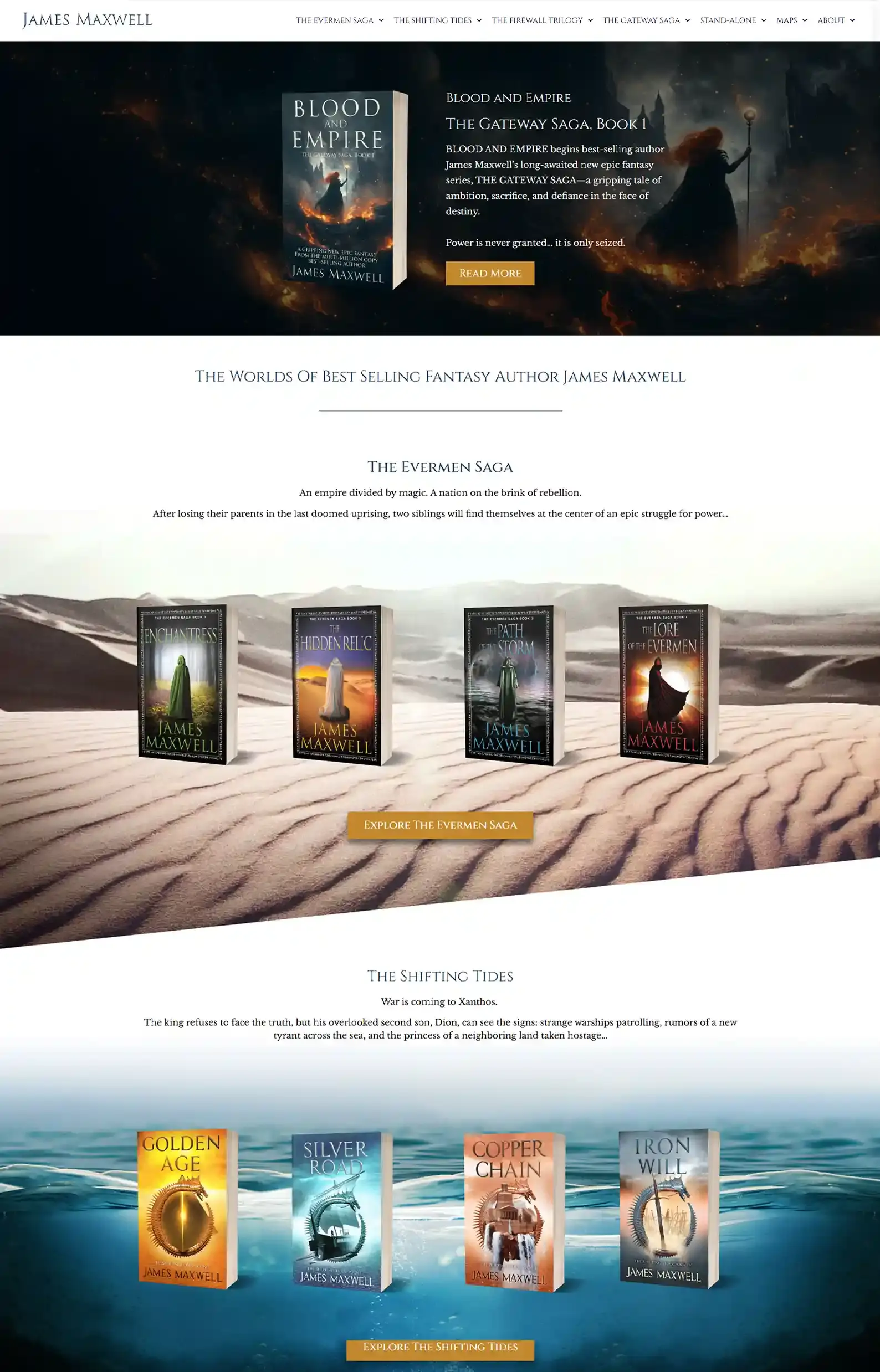 13 Science Fiction Author Websites That Are Out Of This World 2 Science Fiction Author Websites James