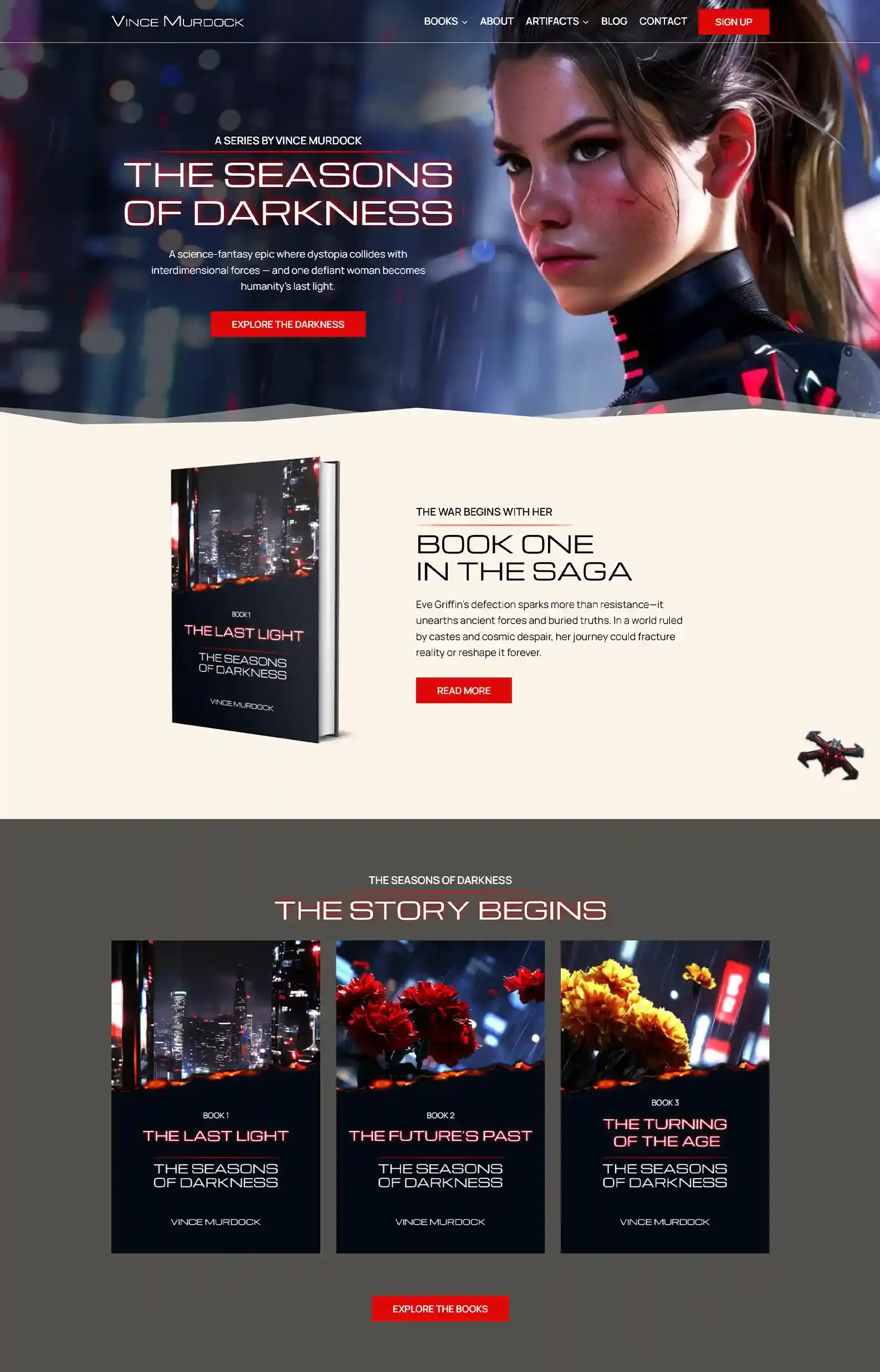 13 Science Fiction Author Websites That Are Out Of This World 22 Science Fiction Author Websites Vince Murdock