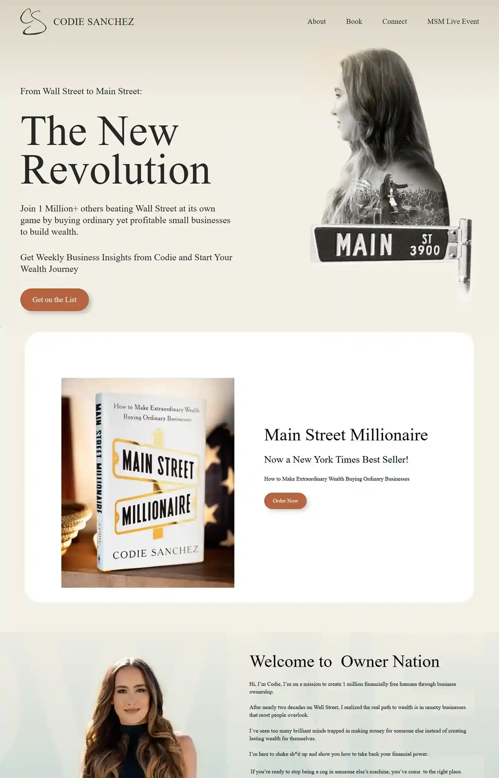 19 Nonfiction Author Websites That Inspire Action 7 Rocket Expansion Non Fiction Codie Sanchez