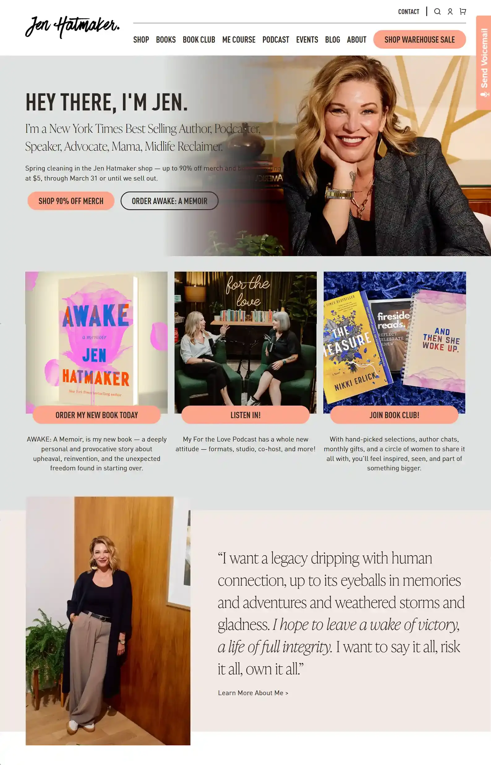 19 Nonfiction Author Websites That Inspire Action 5 Rocket Expansion Non Fiction Jen Hatmaker