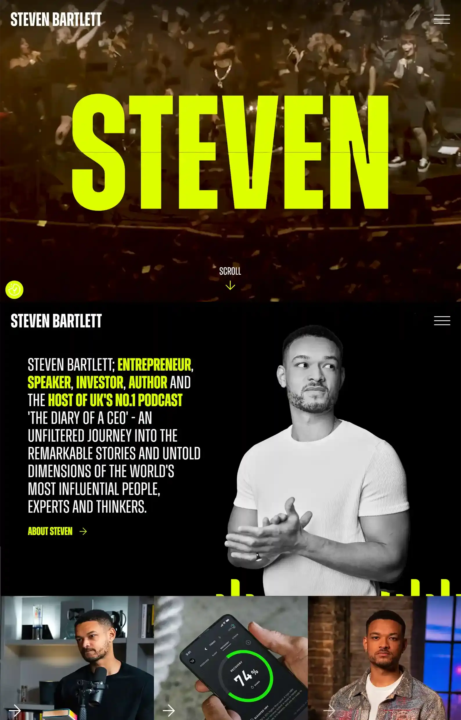 19 Nonfiction Author Websites That Inspire Action 9 Rocket Expansion Non Fiction Steven Bartlett