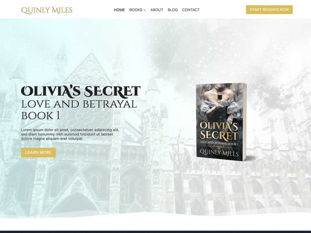 The Perfect Website For A Book (and How To Build Yours) 20 eclipse theme 1024x768 1
