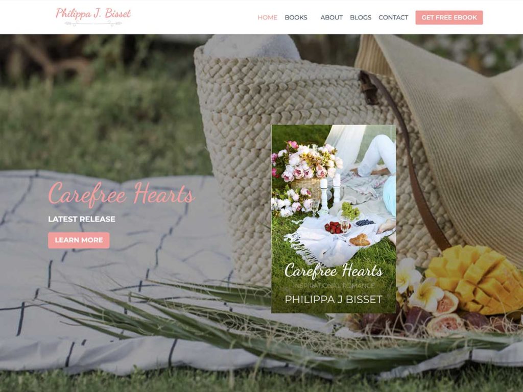 The Perfect Website For A Book (and How To Build Yours) 13 venus theme 1024x768 1
