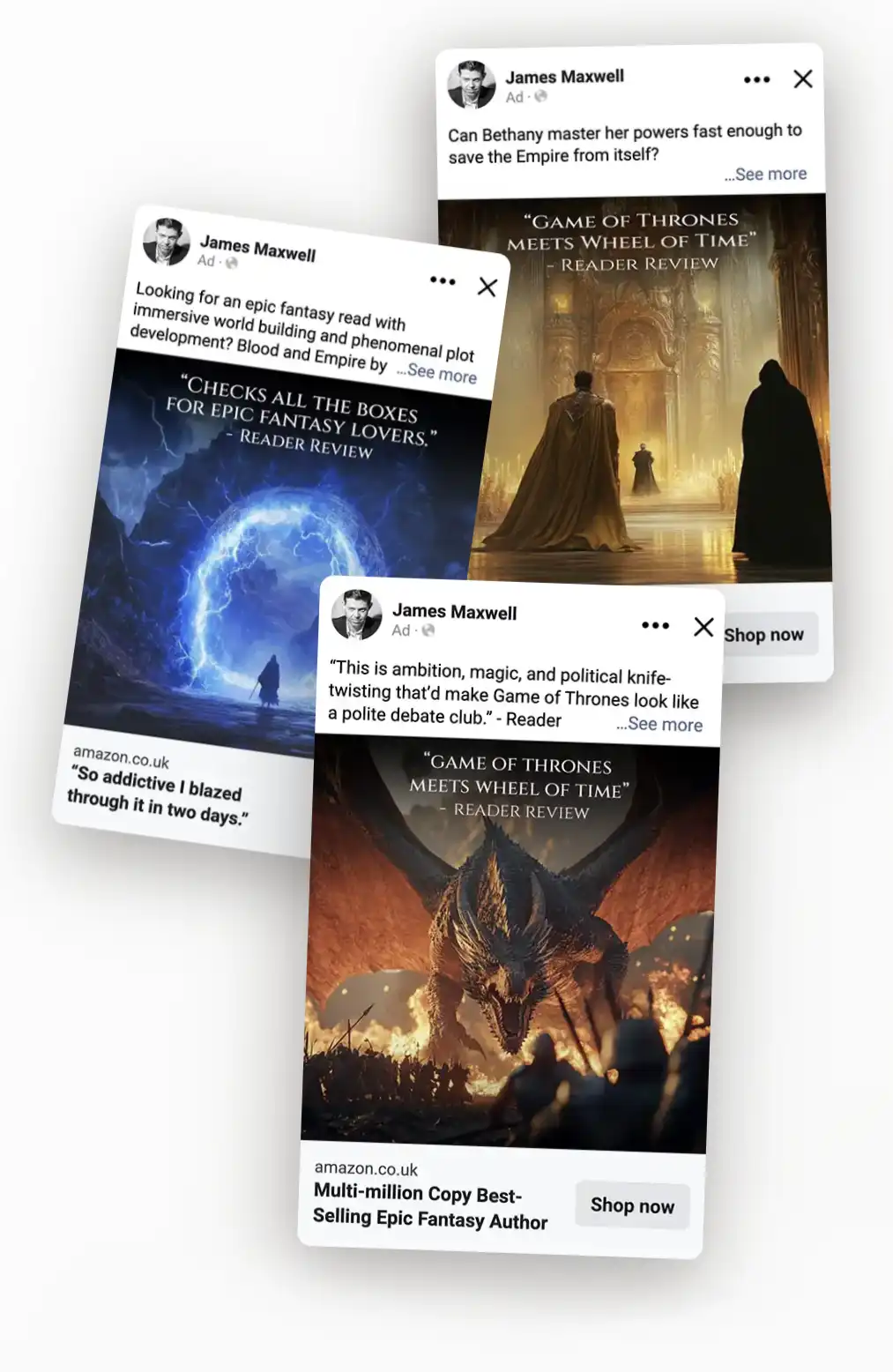 Facebook Ads For Authors 15 Facebook Ads for Authors Example