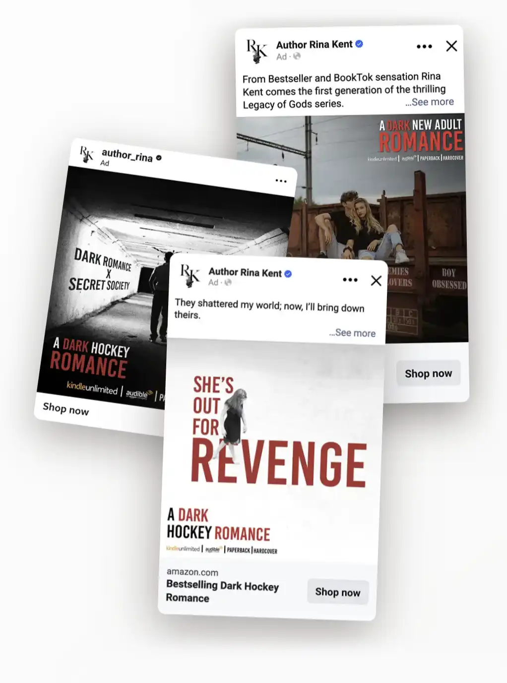 Facebook Ads For Authors 20 Facebook Ads for Authors Example