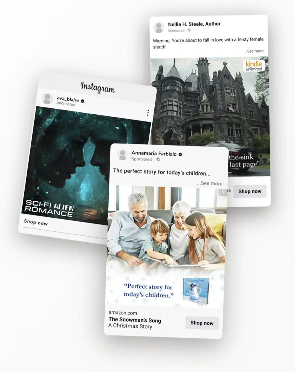 Facebook Ads For Authors 34 Facebook Ads for Authors Example