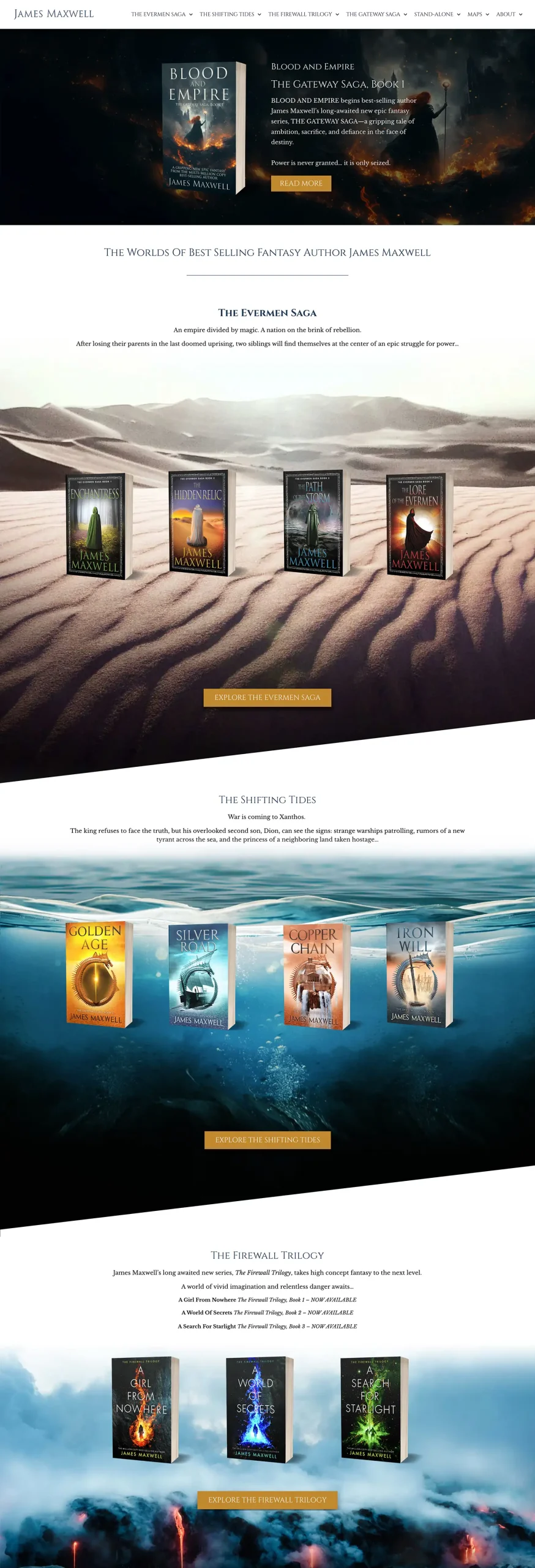 Epic Fantasy & Science Fiction Author Website: James Maxwell 2 Rocket Expansion jamesmaxwell home 1 copy scaled