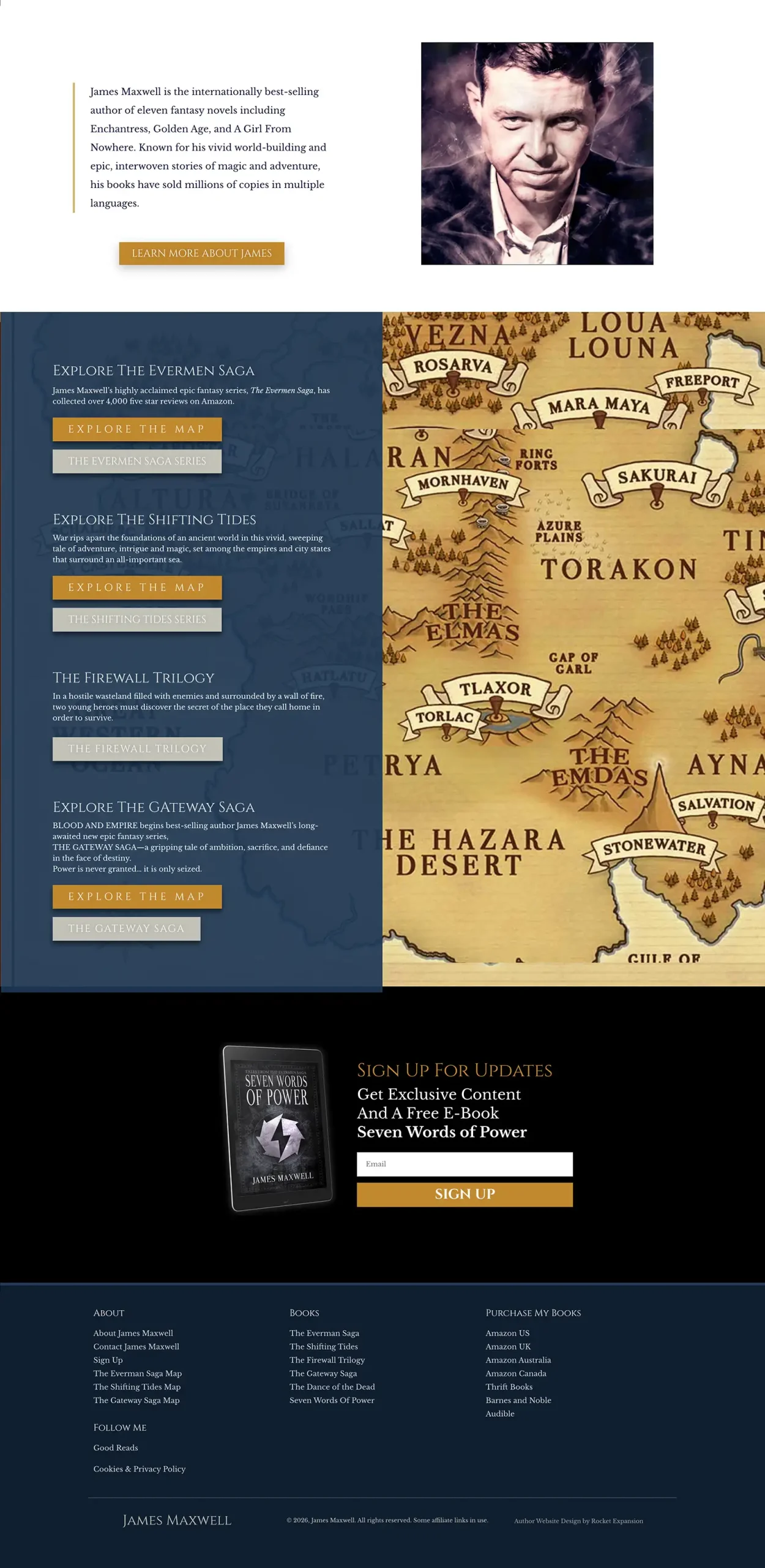 Epic Fantasy & Science Fiction Author Website: James Maxwell 3 Rocket Expansion jamesmaxwell home 2 copy scaled