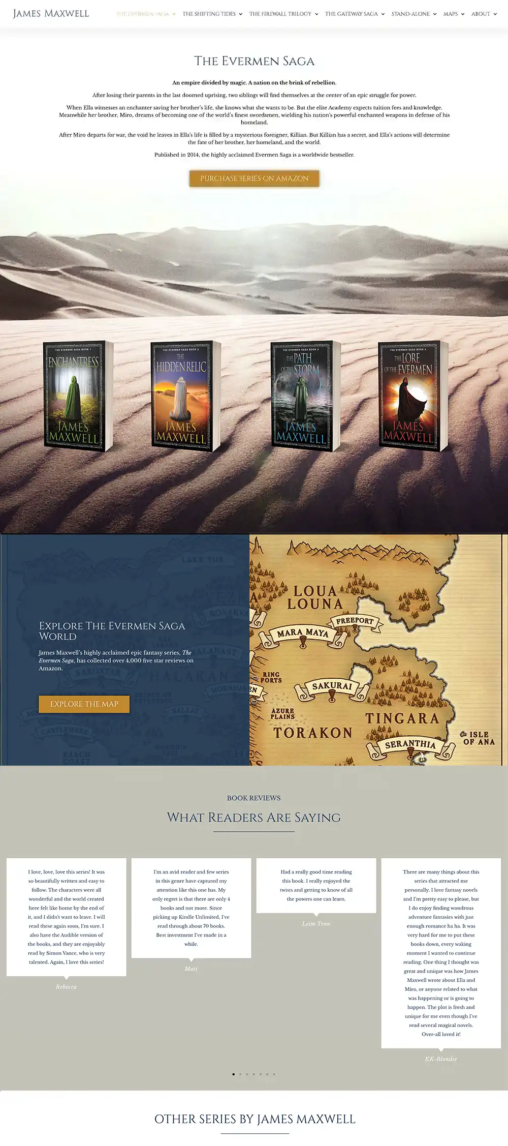 Epic Fantasy & Science Fiction Author Website: James Maxwell 4 Rocket Expansion James Maxwell the evermen saga copy