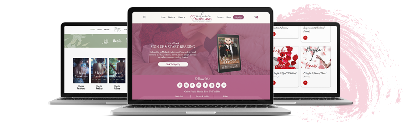 Romance Author Website Design 18 Rocket