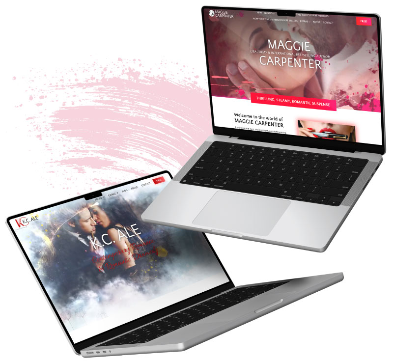 Romance Author Website Design 30 Rocket