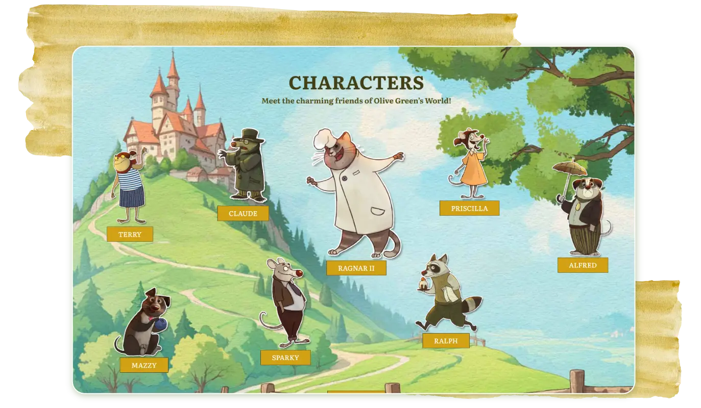 Children's Author Website Design 23 Rocket Childrens Author Page characters come to life