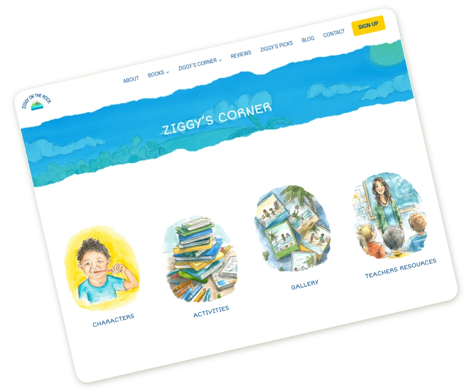 Children's Author Website Design 37 Rocket Childrens Author Page dont let your story end too soon 1