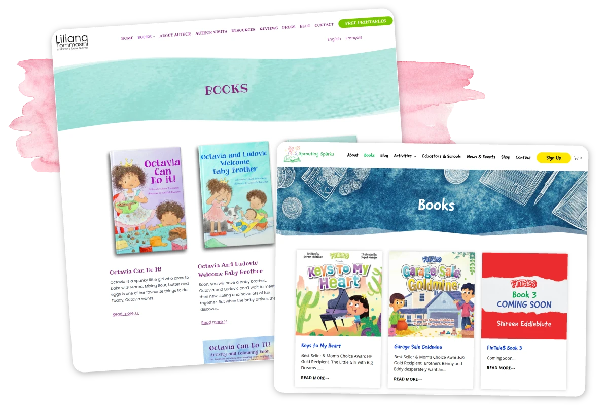Children's Author Website Design 34 Rocket Childrens Author Page trusted by authors 2