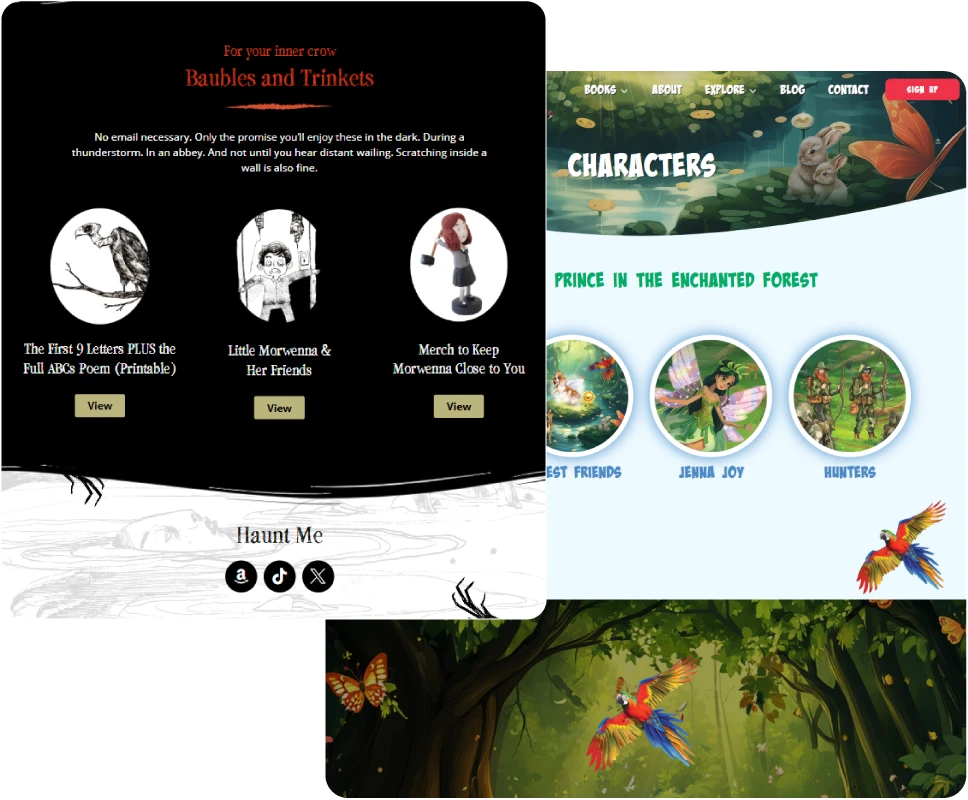 Children's Author Website Design 15 Rocket Childrens Author Page your website should be graphic 1