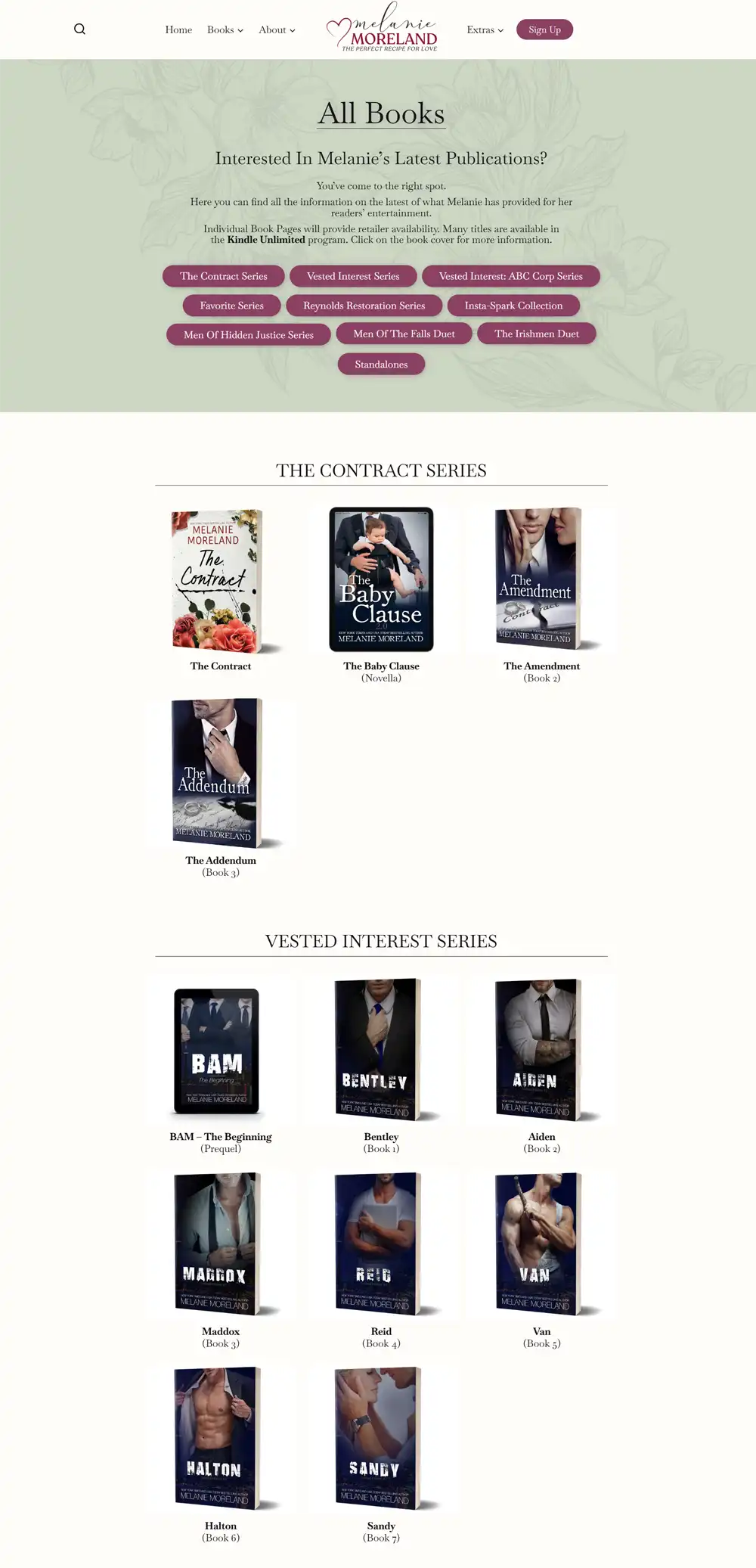 Romance Author Website: Melanie Moreland 5 Melanie Moreland Book Overview 1 1