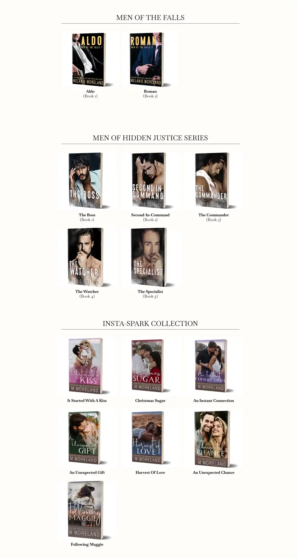 Romance Author Website: Melanie Moreland 7 Melanie Moreland Book Overview 3 2