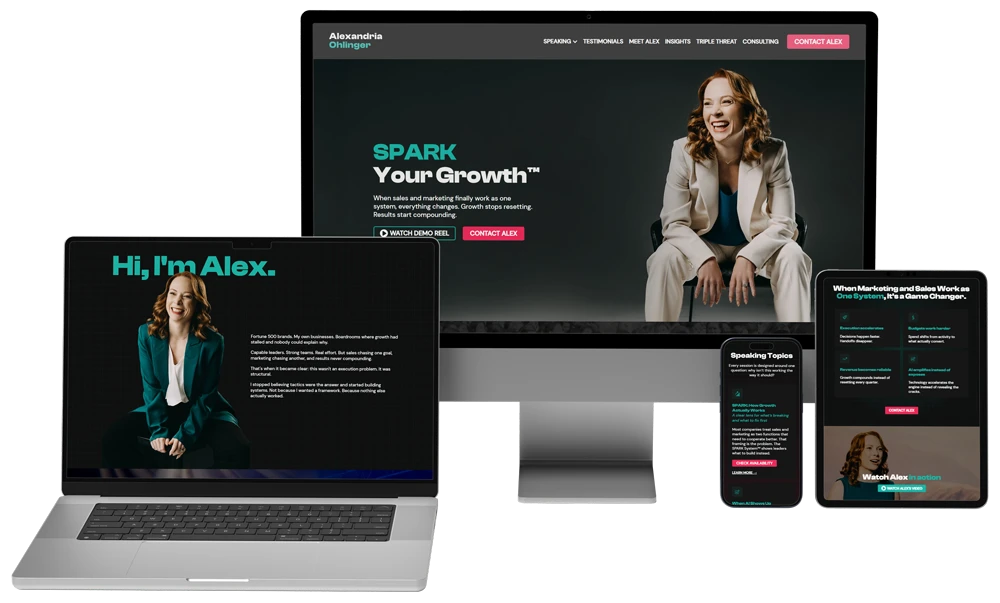 Speaker Website: Alexandria Ohlinger 1 Rocket Expansion Case Study Alex Ohlinger 3D Mockup