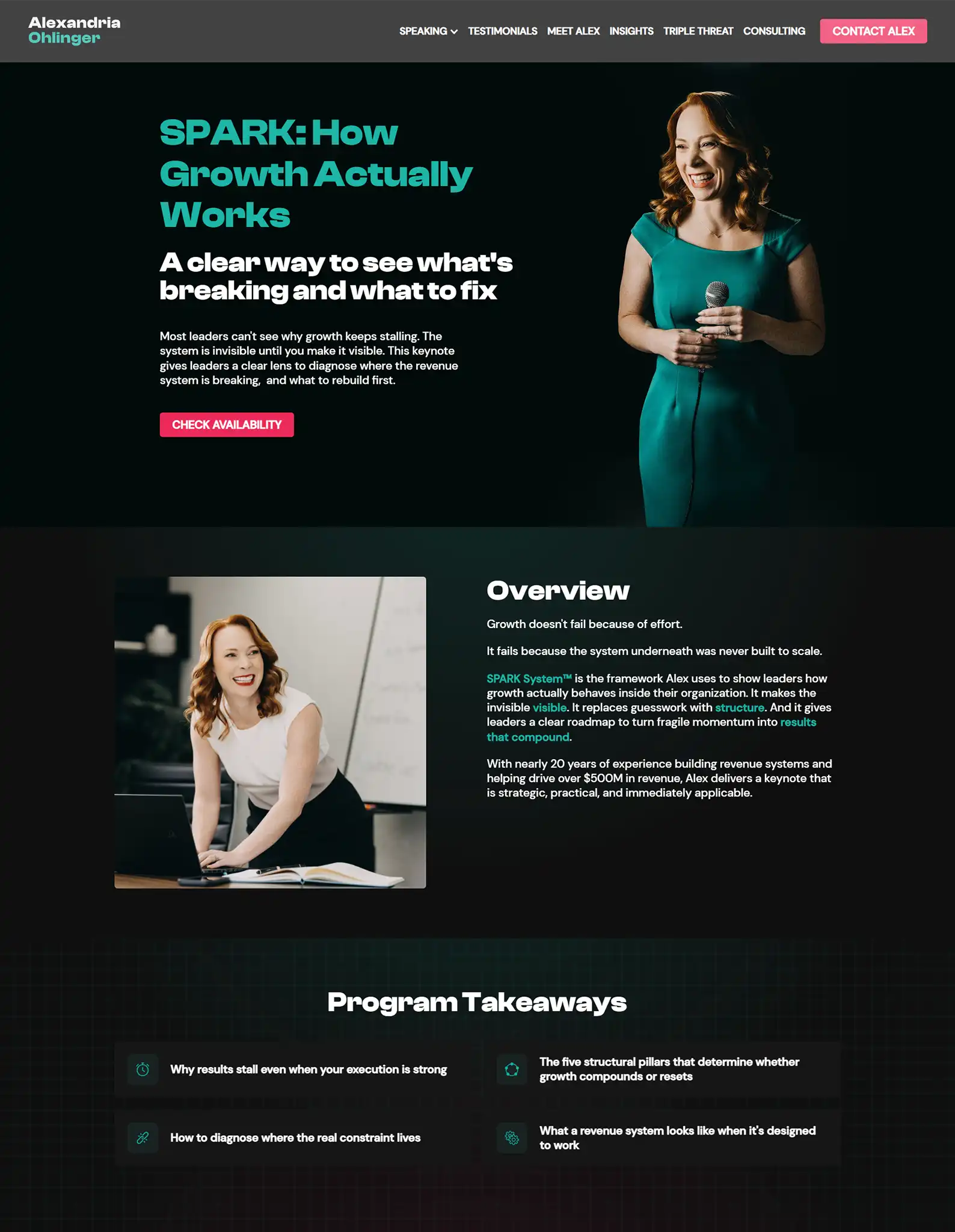 Speaker Website: Alexandria Ohlinger 11 Rocket Expansion Case Study Alex Ohlinger Speaking Topic 1