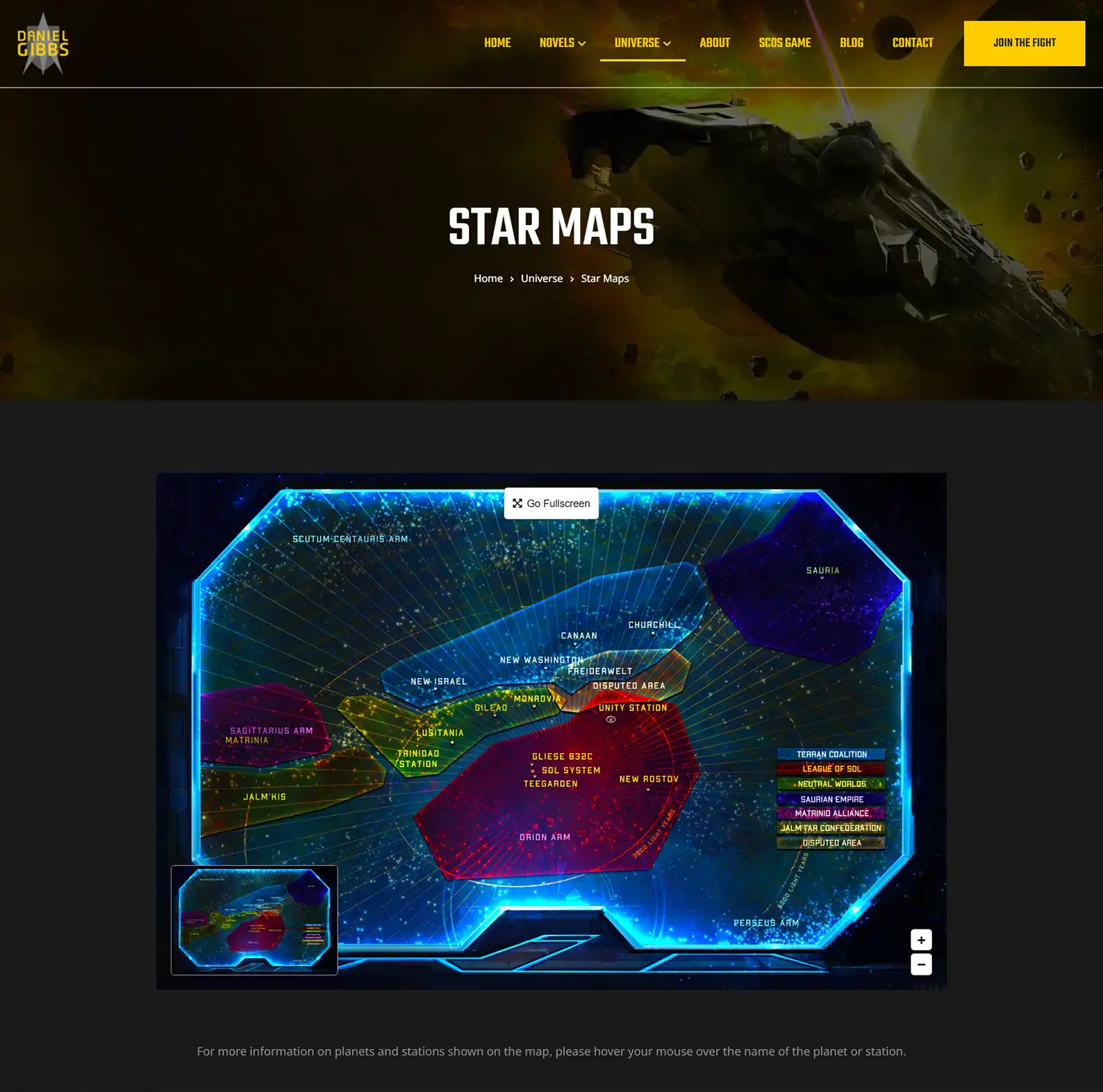 Sci Fi Author Website: Daniel Gibbs 20 Rocket Expansion Case Study Daniel Gibbs Maps 1