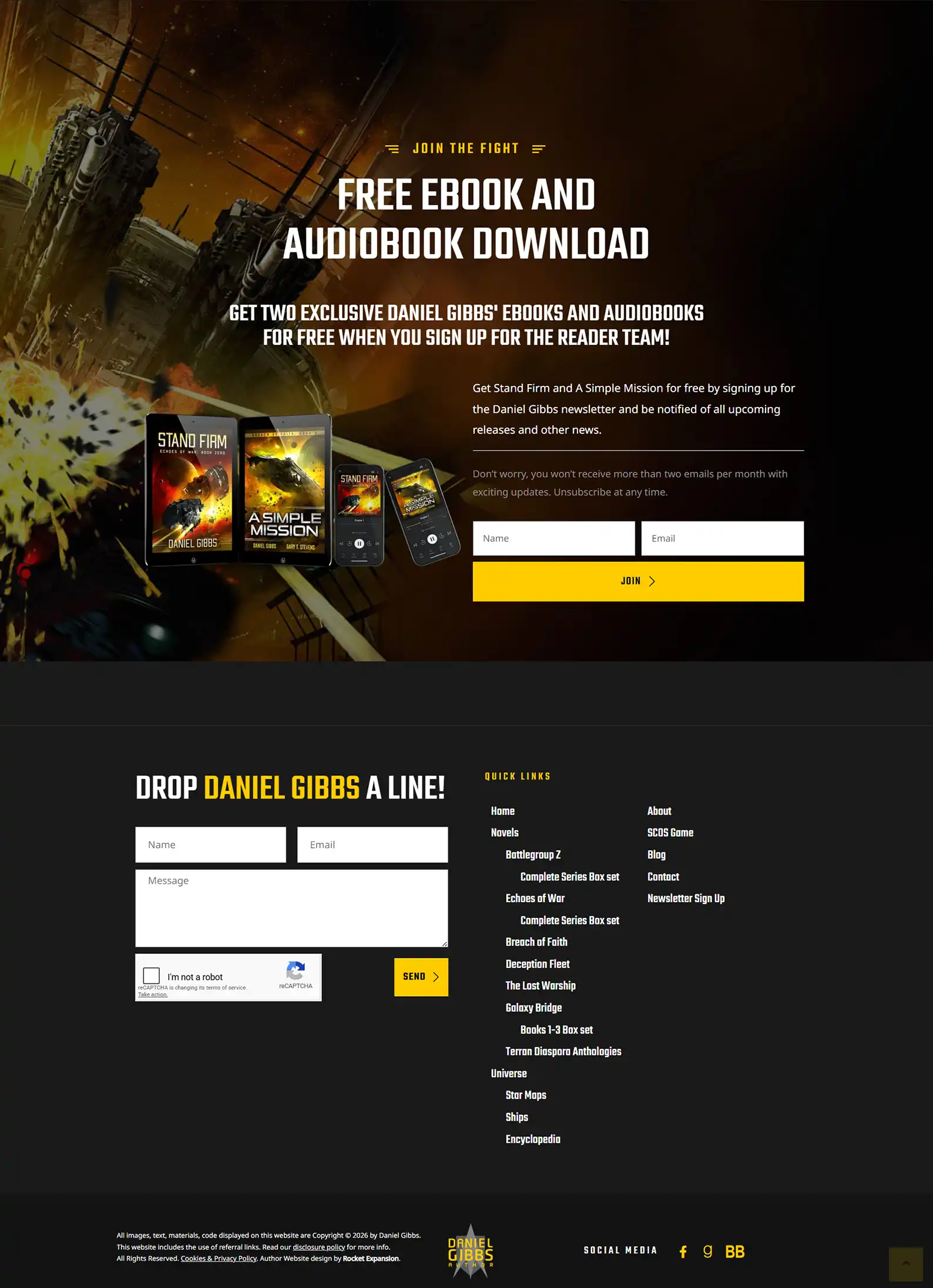 Sci Fi Author Website: Daniel Gibbs 21 Rocket Expansion Case Study Daniel Gibbs Maps 2