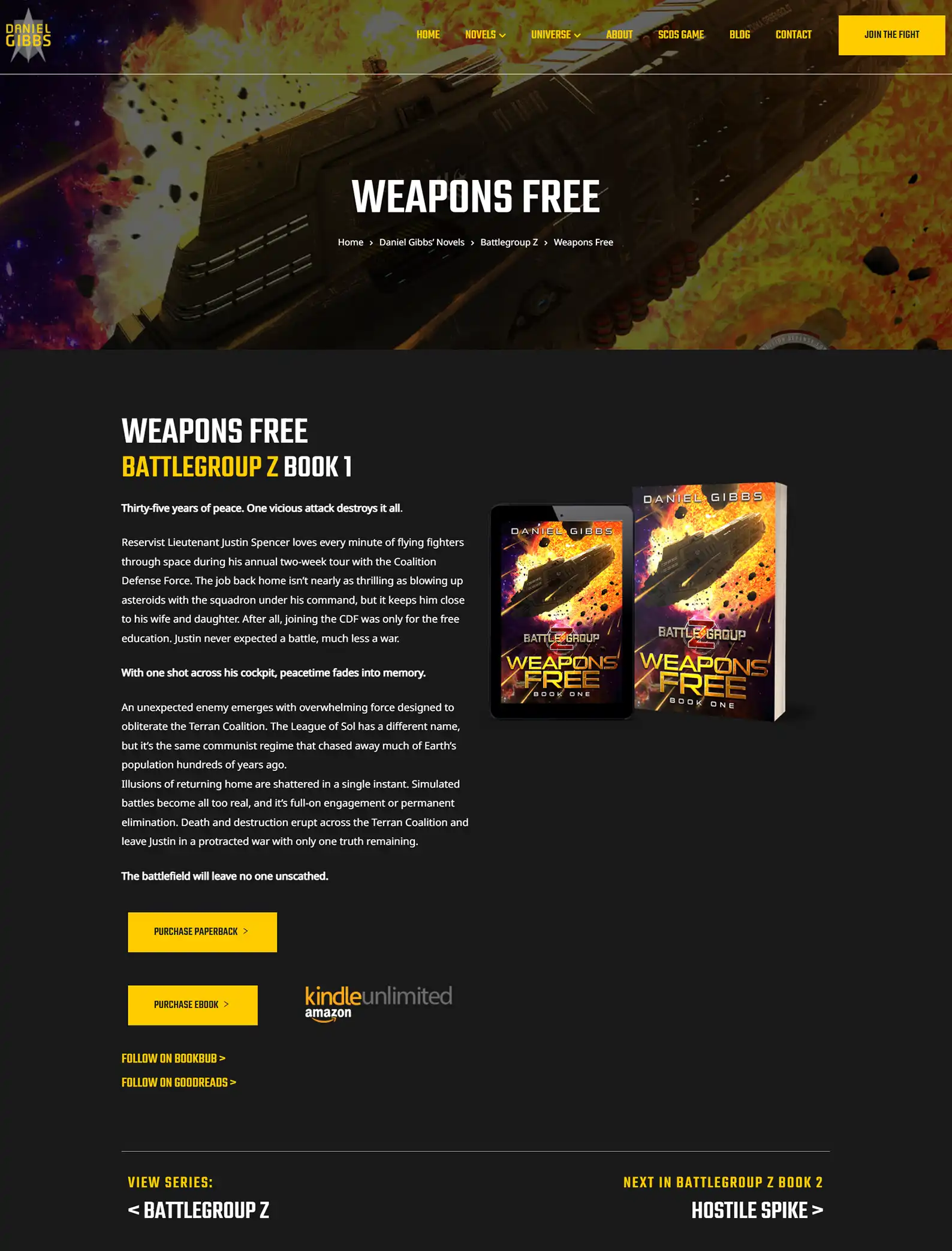 Sci Fi Author Website: Daniel Gibbs 15 Rocket Expansion Case Study Daniel Gibbs Single Book 1
