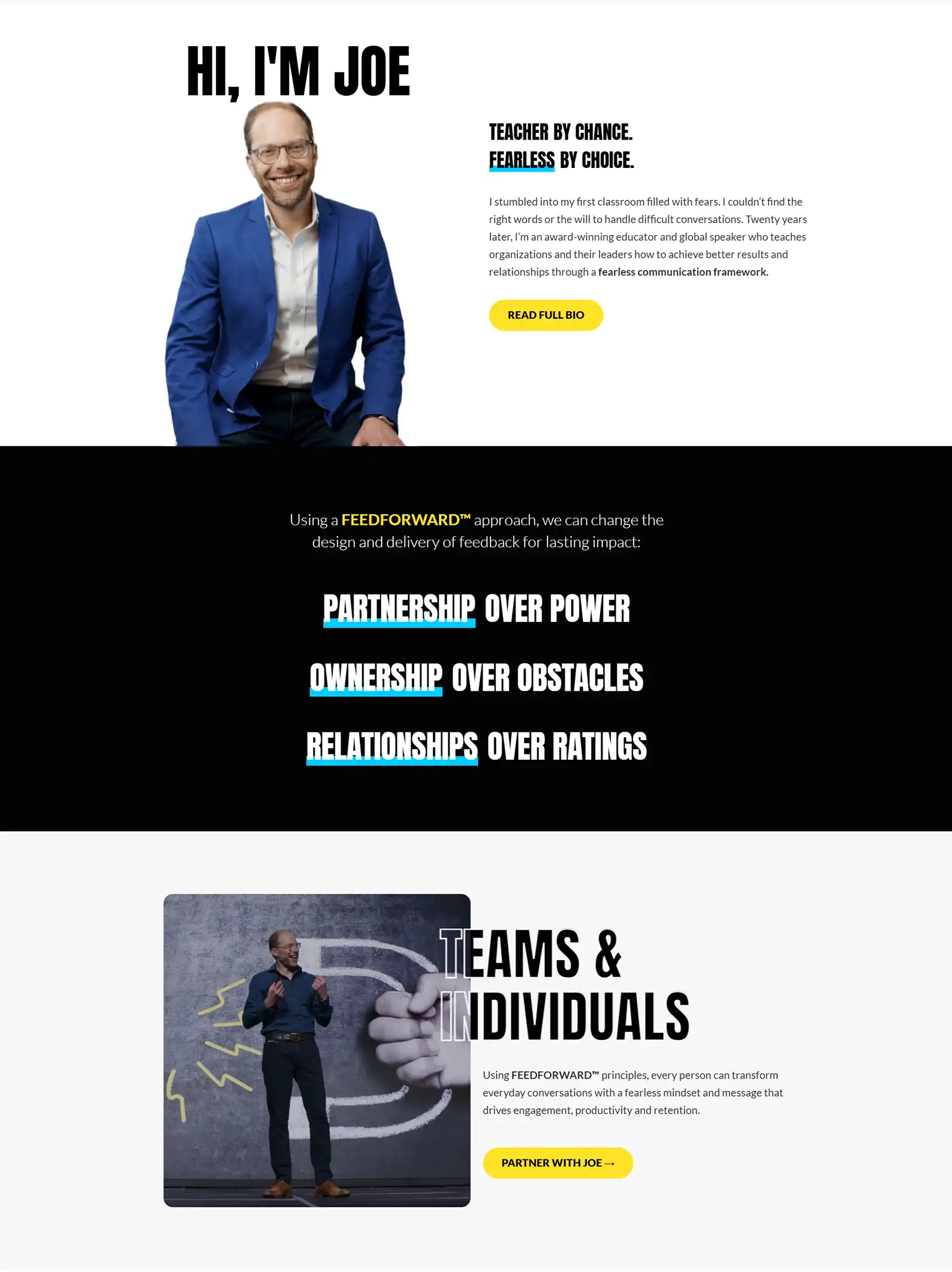 Speaker & Author Website: Joe Hirsch 4 Rocket Expansion Case Study Joe Hirsch Home 2