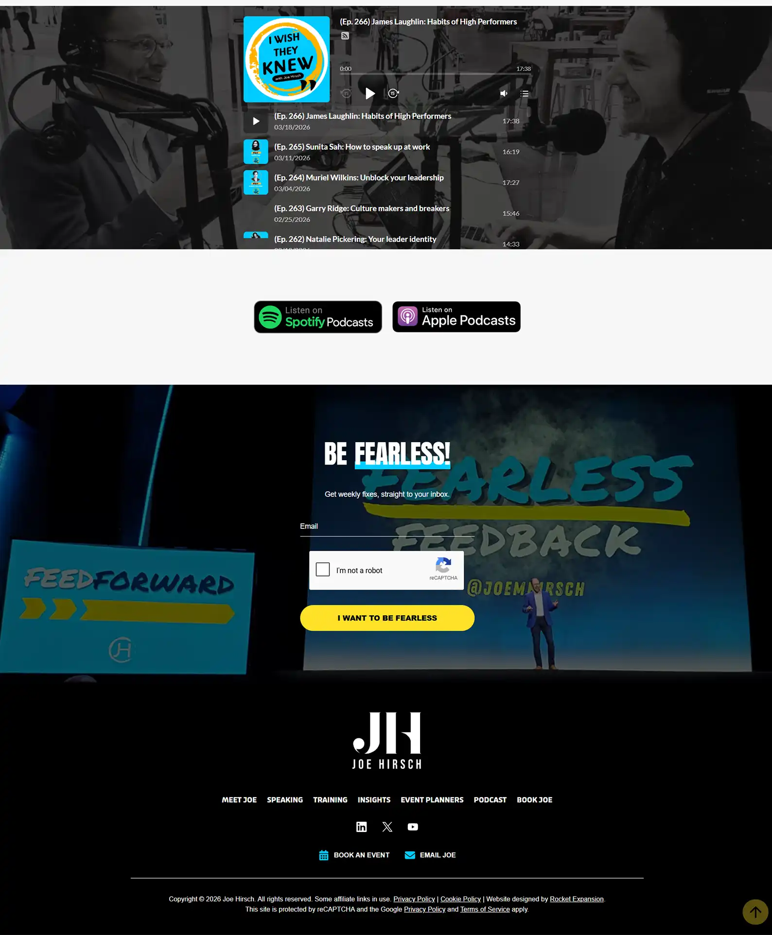 Speaker & Author Website: Joe Hirsch 14 Rocket Expansion Case Study Joe Podcast 2