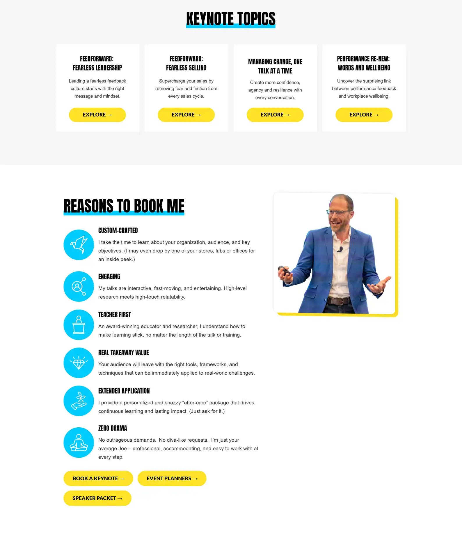 Speaker & Author Website: Joe Hirsch 8 Rocket Expansion Case Study Joe Speaking 2