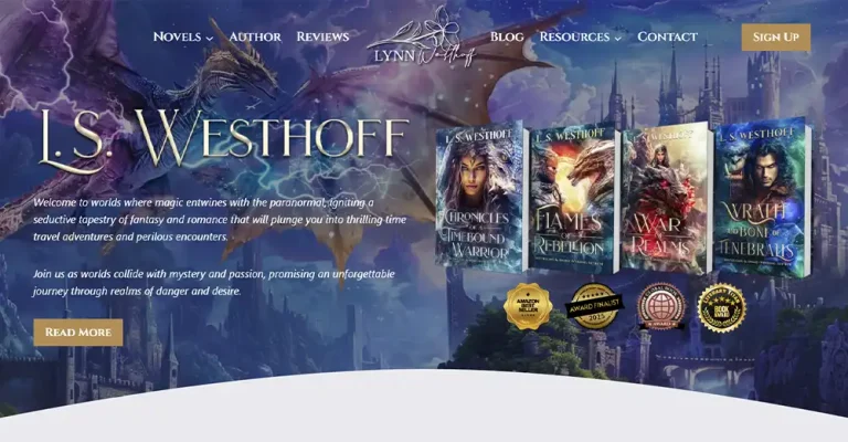 Fantasy Book Author Website: Lynn Westhoff