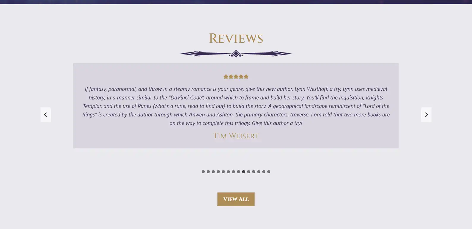 Fantasy Book Author Website: Lynn Westhoff 5 Rocket Expansion Case Study Lynn Westhoff Home 4