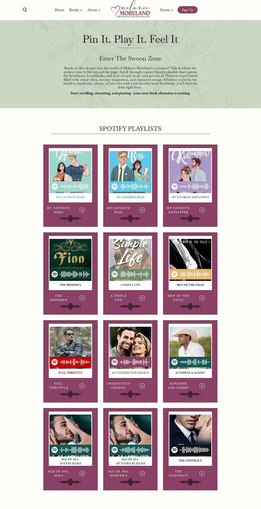 Romance Author Website: Melanie Moreland 10 Rocket Expansion Case Study Melanie Moreland Extra Playlist 1