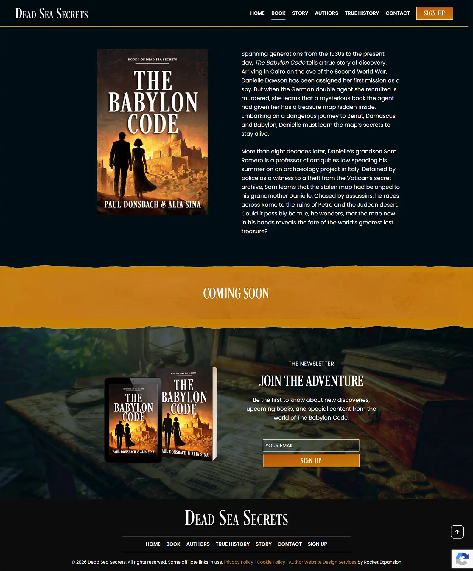 Action-Adventure Author Website: Alia Sina & Paul Donsbach 5 Rocket Expansion Case Study Paul Donsbach Book