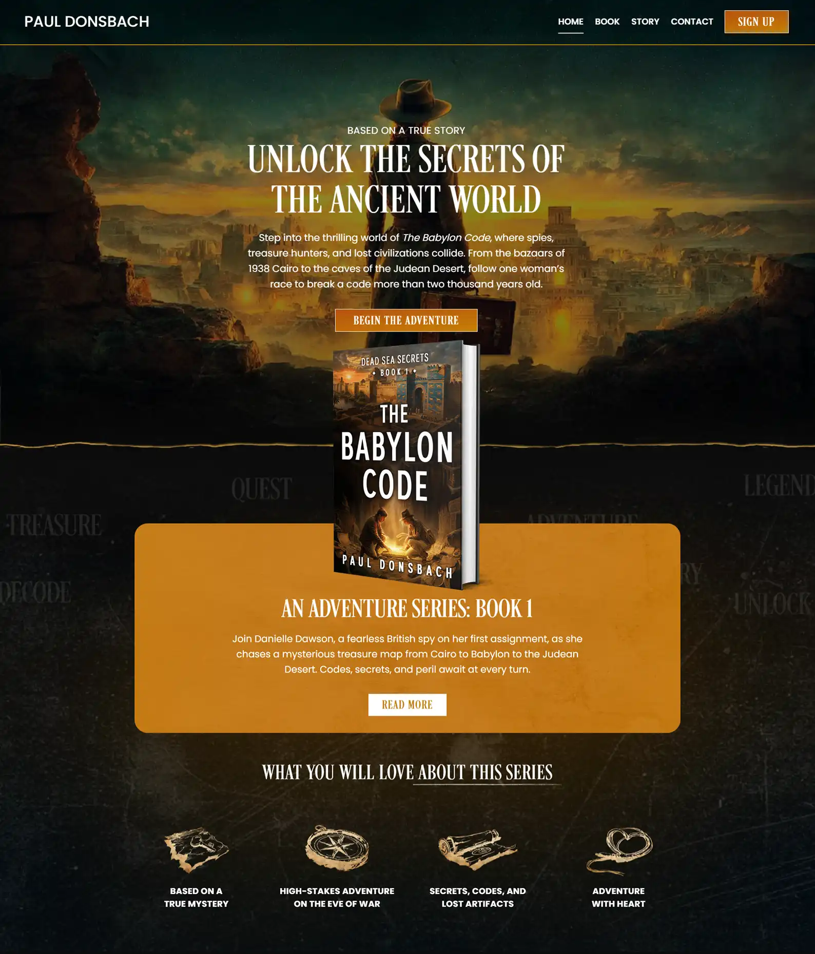 Action-Adventure Author Website: Paul Donsbach 2 Rocket Expansion Case Study Paul Donsbach Home 1