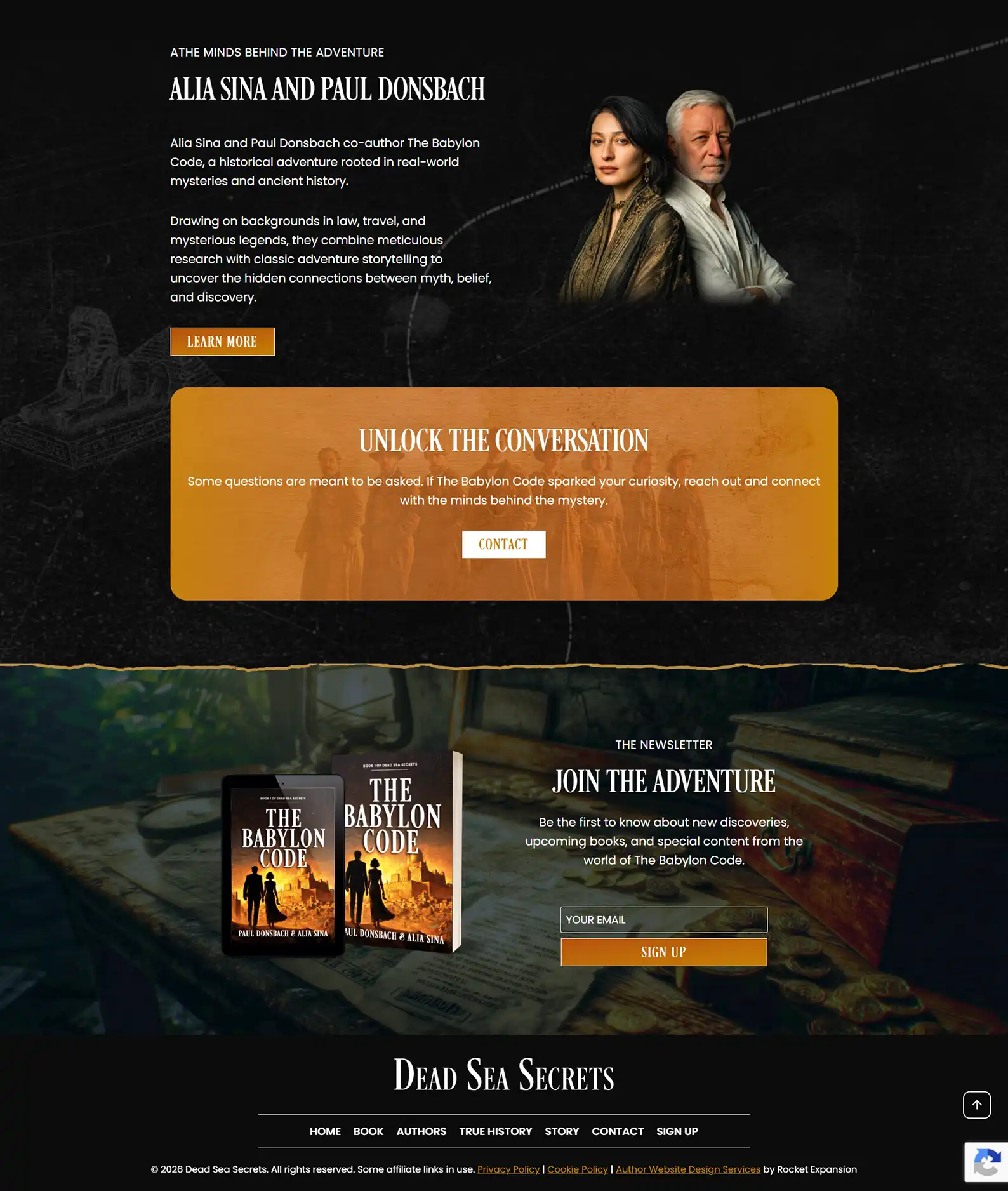 Action-Adventure Author Website: Alia Sina & Paul Donsbach 4 Rocket Expansion Case Study Paul Donsbach Home 3 1