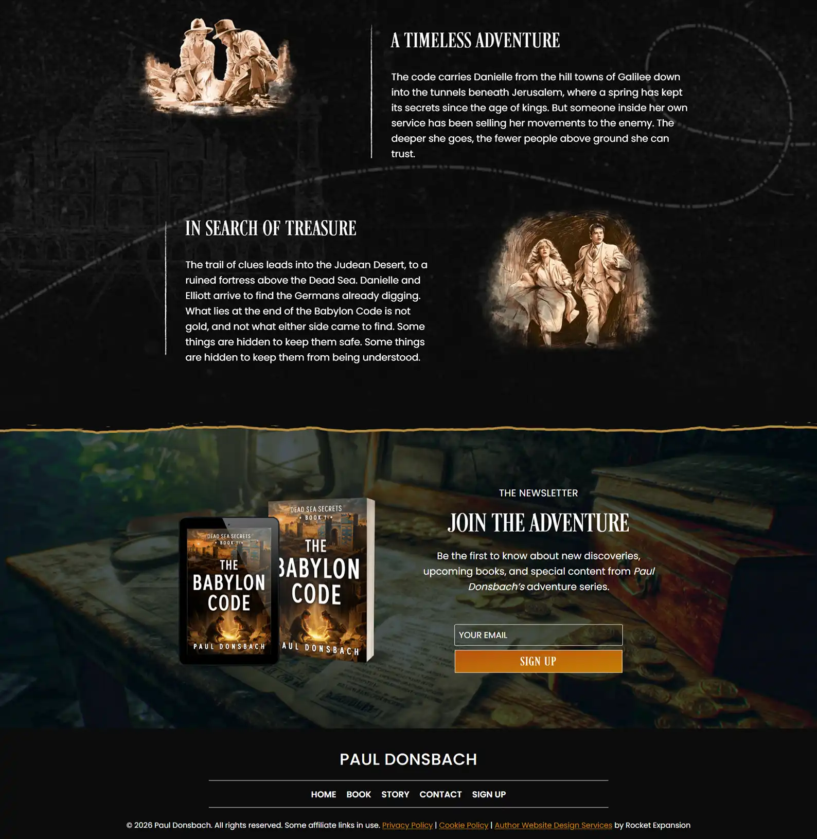 Action-Adventure Author Website: Paul Donsbach 8 Rocket Expansion Case Study Paul Donsbach Story 2