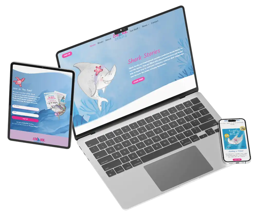 Rocket Expansion Case Study Shark Stories Mockup