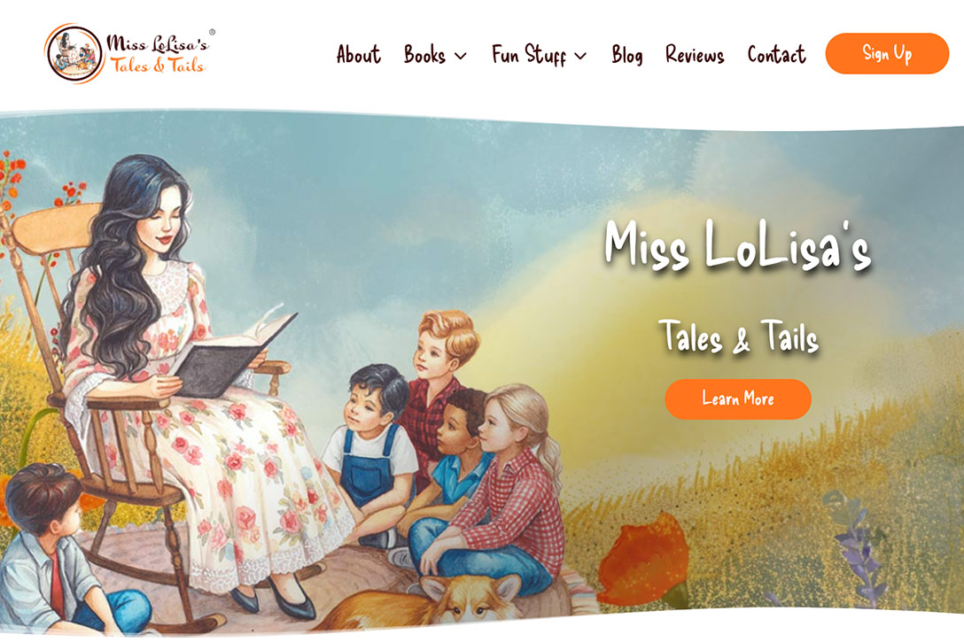Children's Author Website Design 14 Rocket Expansion Childrens Author Miss Lolisa 1
