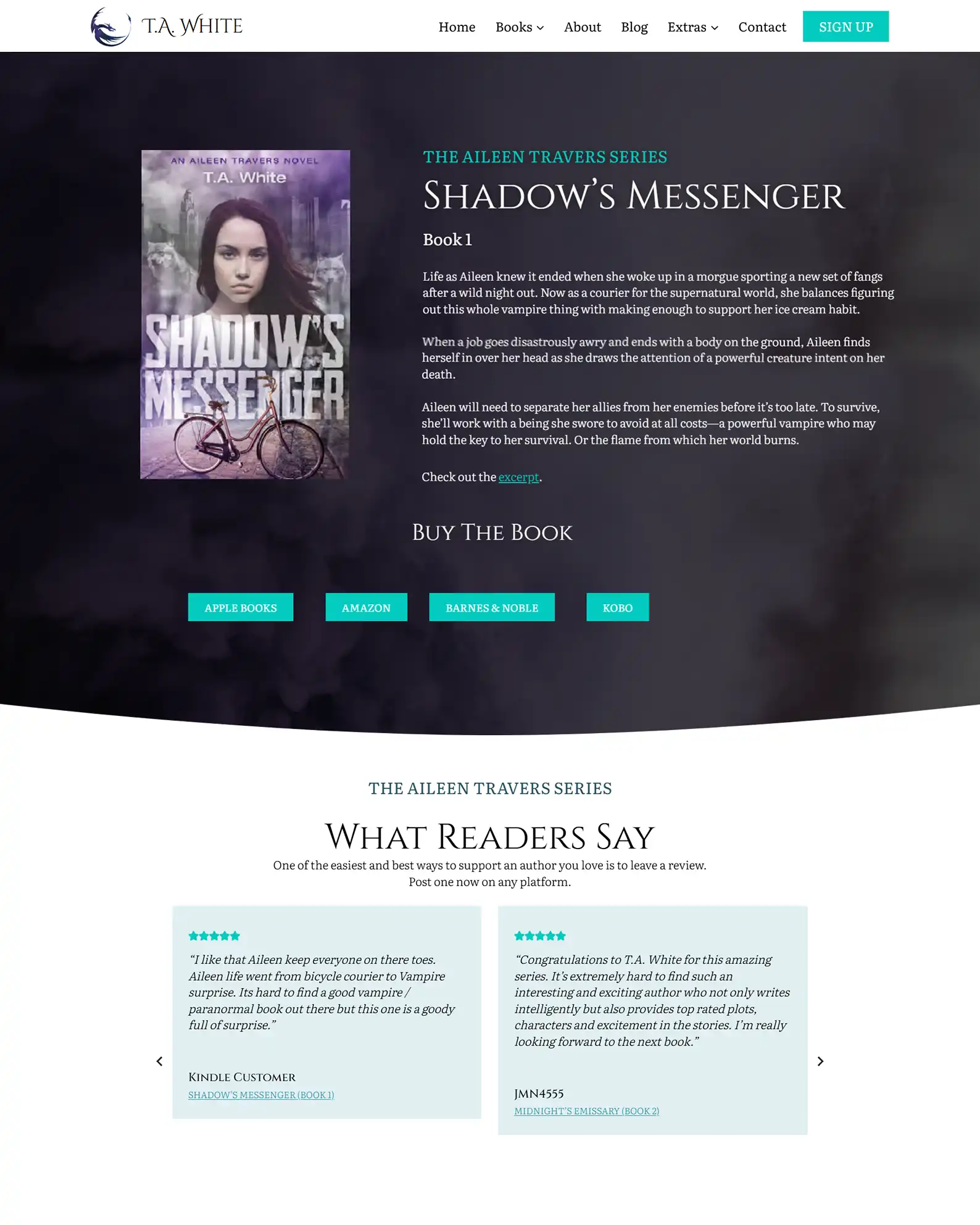 Fantasy & Sci Fi Author Website: T.A White 10 Rocket Expansion TA White Case Study Single Book page1