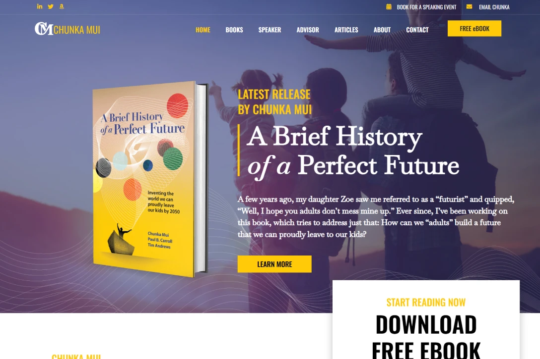Speaker Website Design 15 Speaker site Portfolio chunkamui