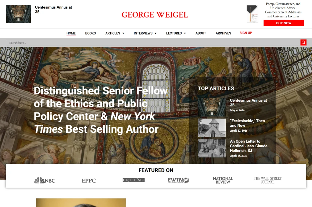 Speaker Website Design 14 Speaker site Portfolio georgeweigel
