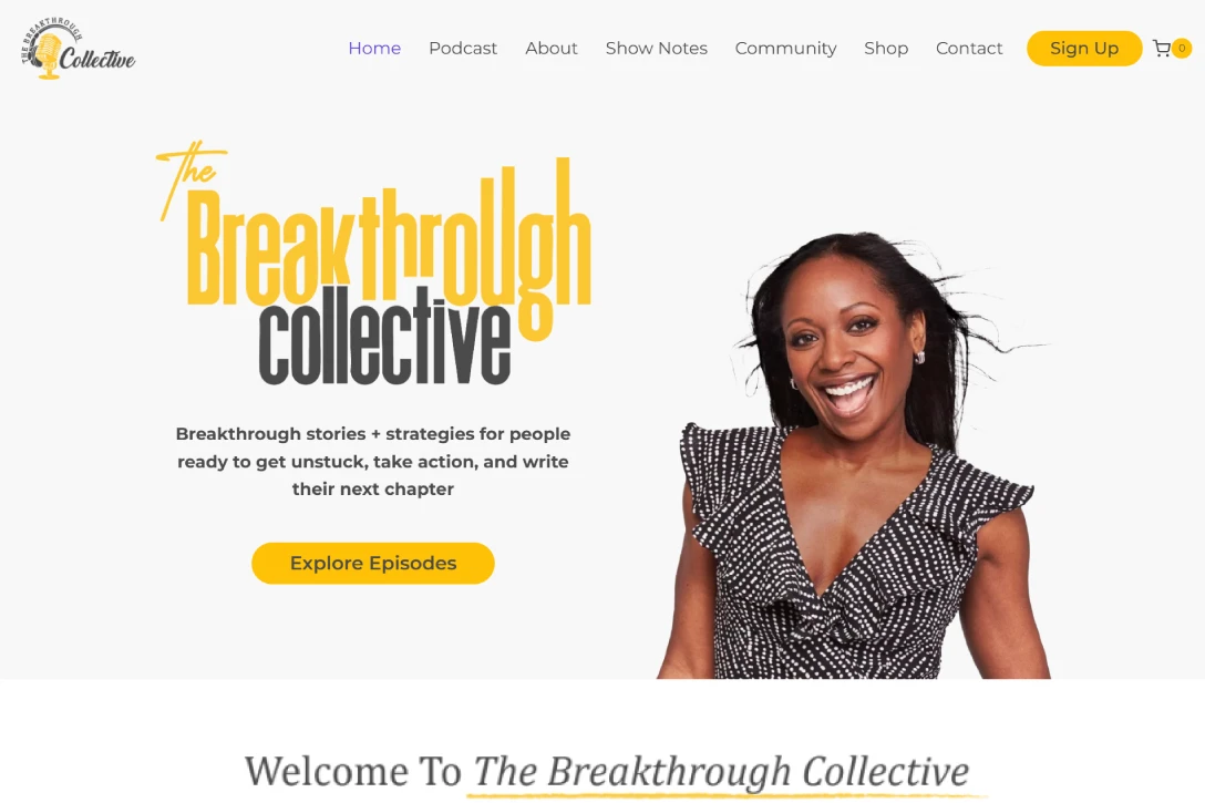 Speaker Website Design 11 Speaker site Portfolio traciswaine