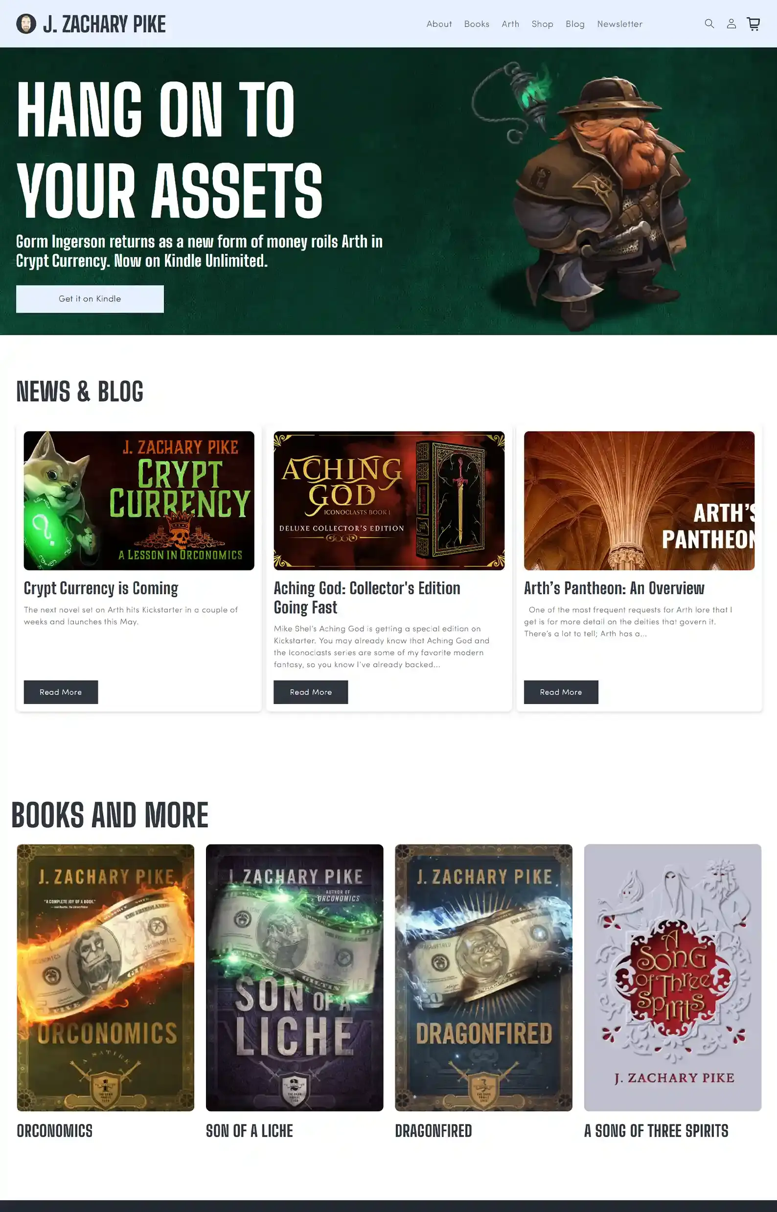 8 LitRPG Author Websites That Are Next Level 14 J. Zachary Pike's LitRPG author website