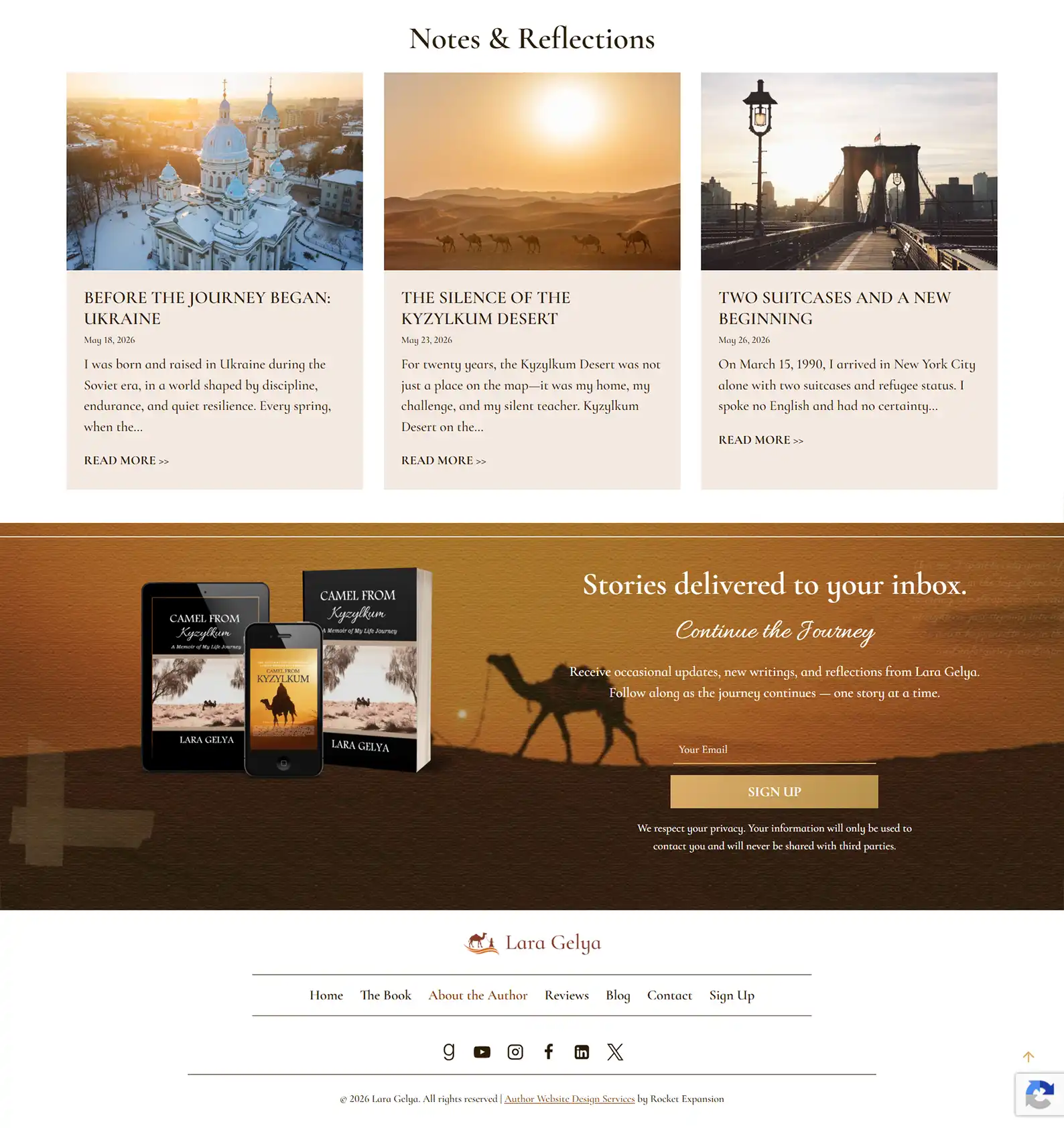 Memoir Author: Lara Gelya 12 Rocket Expansion Case Study Lara Gelya About 2