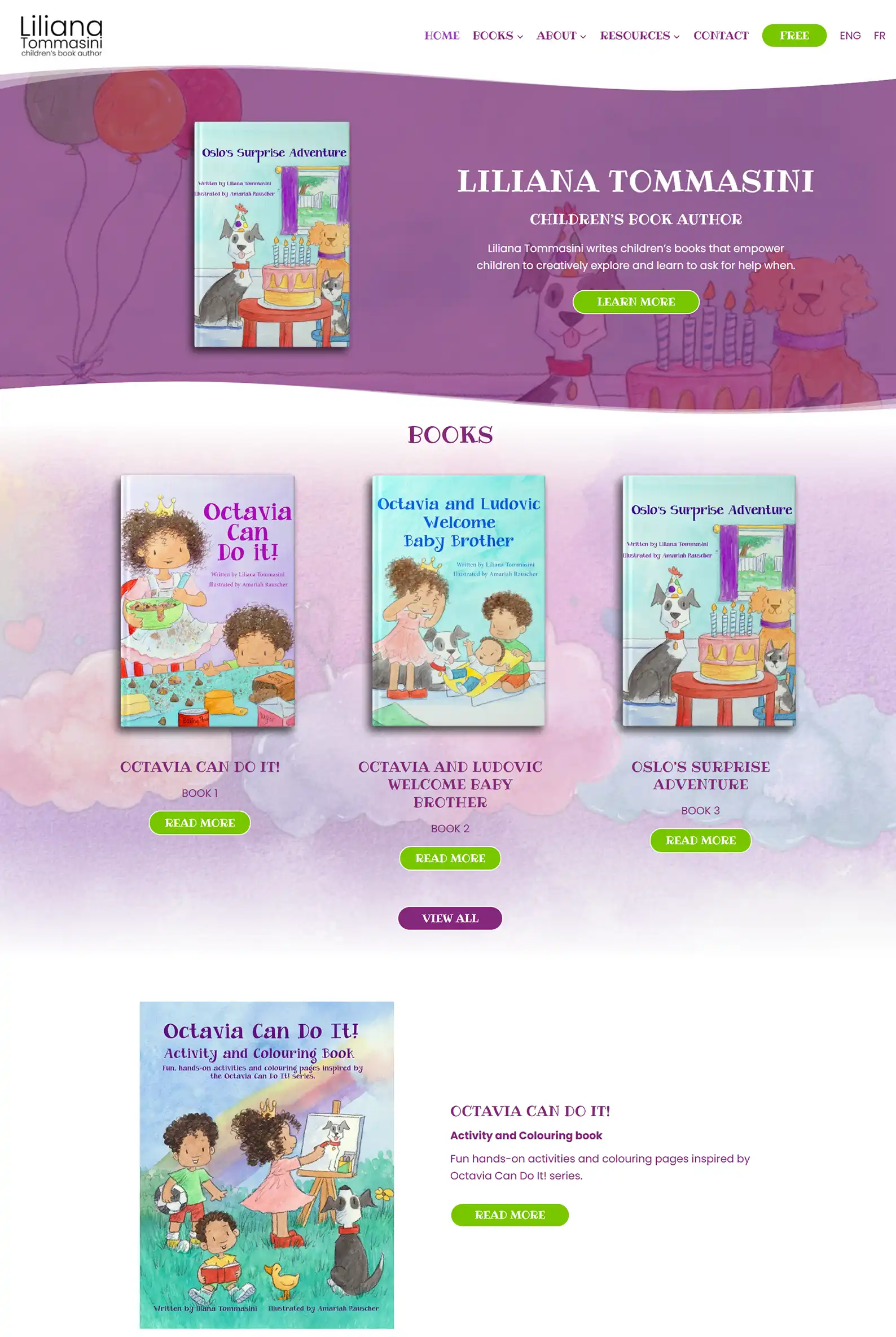 Children’s Book Author Website: Liliana Tommasini 2 Rocket Expansion Case Study Liliana Tommasini Home New